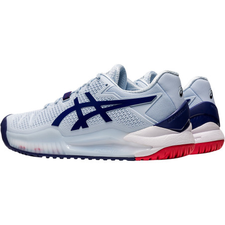 Chaussures ASICS Femme GEL-RESOLUTION 8 Toutes Surfaces Gris / Bleu AH 2022