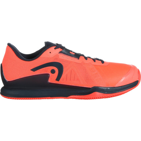 Chaussures HEAD Homme SPRINT PRO 3.0 Terre Battue Corail / Noir PE 2023