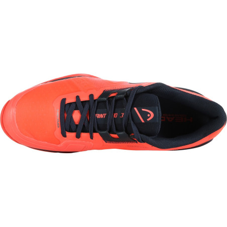 Chaussures HEAD Homme SPRINT PRO 3.0 Terre Battue Rouge / Noir PE 2023