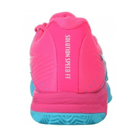 Chaussures ASICS Femme Solution Speed FF L.E. Clay Indigo / Rose AH 2018