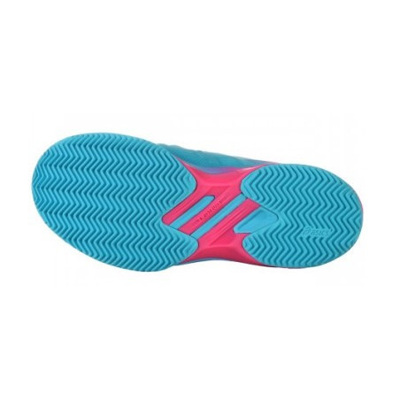 Chaussures ASICS Femme SOLUTION SPEED Terre Battue Bleu / Rose AH 2018