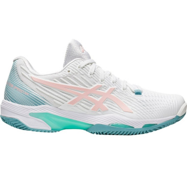 Chaussures ASICS Femme SOLUTION SPEED FF 2 Toutes Surfaces Blanc / Rose AH 2022