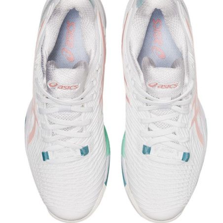 Chaussures ASICS Femme SOLUTION SPEED FF 2 Toutes Surfaces Blanc / Rose AH 2022