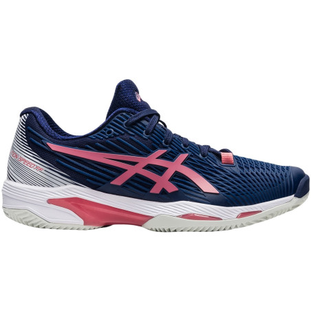 Chaussures ASICS Femme GEL SOLUTION SPEED FF2 Terre Battue Marine / Rose AH 2021
