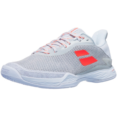 Chaussures BABOLAT Femme JET TERE Terre Battue Blanc / Rose PE 2022