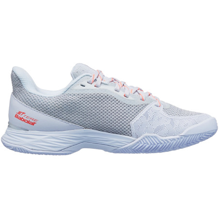 Chaussures BABOLAT Femme JET TERE Clay Court Blanc / Rose PE 2022