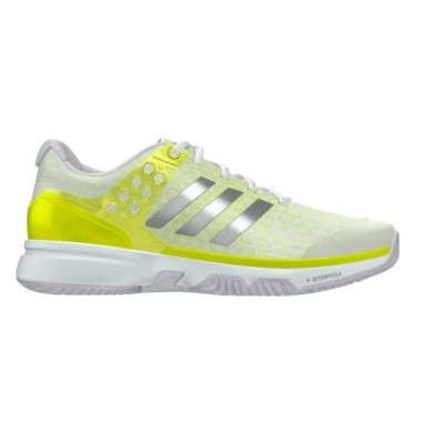 Chaussures ADIDAS Femme Terre Battue ADIZERO UBERSONIC 2 Jaune / Blanc AH 2016