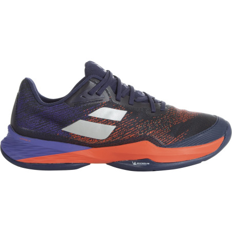 Chaussures BABOLAT Homme JET MACH 3 Terre Battue Violet / Orange AH 2022