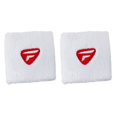 Poignet Eponge X2 TECNIFIBRE WRISTBAND Blanc / Rouge AH 2015