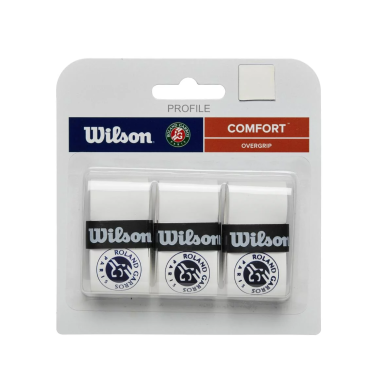 Surgrip WILSON Over grip PROFILE ROLAND-GARROS Blanc / Bleu 2024