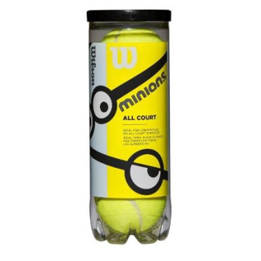 Tube de 3 Balles Intermédiaires WILSON MINIONS Stage1