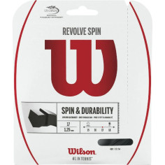Cordage WILSON REVOLVE SPIN Noir 17 / 1.25mm (12m)