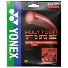 Cordage YONEX POLYTOUR FIRE 1.25mm (12 m) Rouge