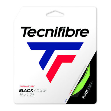 Cordage TECNIFIBRE Black Code Jaune Fluo 1.28mm (12 m)