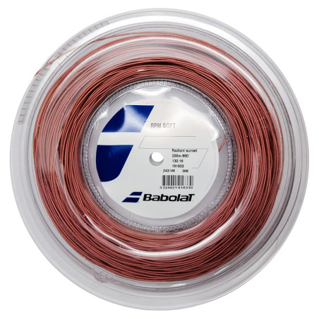 Bobine BABOLAT RPM SOFT 16 1.30mm (200 m) Marron
