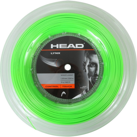 Bobine HEAD LYNX 1.25mm (200m) Vert lime