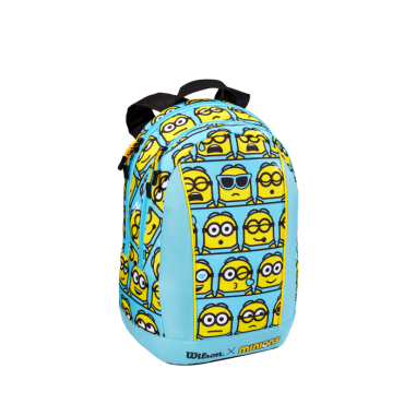 Sac à dos WILSON MINIONS 2.0 TOUR JR BACKPACK Bleu / Jaune PE 2022
