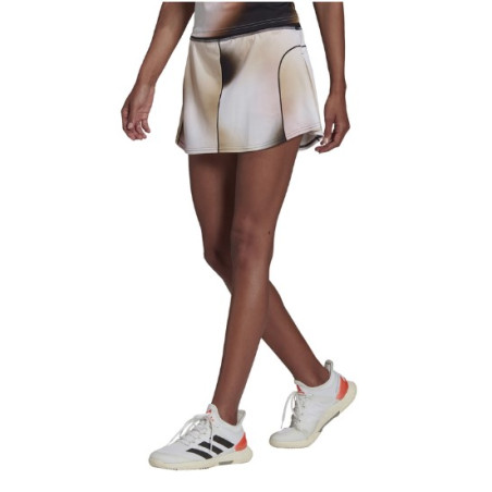 Jupe ADIDAS Femme avec Shorty MATCH MELBOURNE Noir / Beige PE 2022