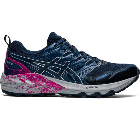 Chaussures Running ASICS Femme GEL-TRABUCO TERRA Bleu / Gris / Violet AH 2022