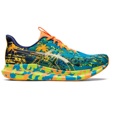 Chaussures Running ASICS Homme NOOSA TRI 14 Bleu Vert Orange 2023