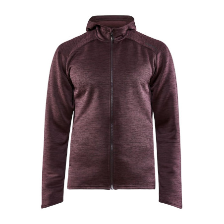 Veste à capuche Running CRAFT Homme Zippée ADV Charge Jacket Bordeuax AH 2020
