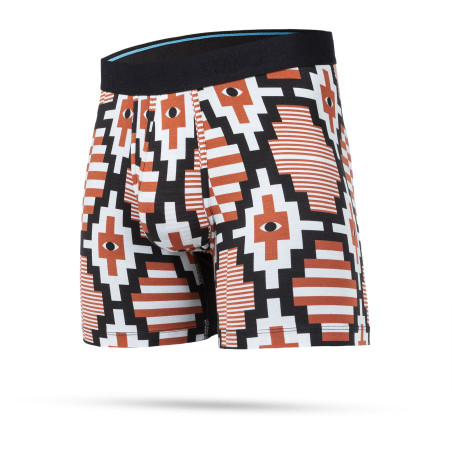 Caleçon STANCE Homme CUOMO BOXER BRIEF Noir / Orange