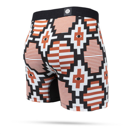 Caleçon STANCE Homme CUOMO BOXER BRIEF Noir / Orange