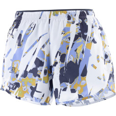 Short Running SALOMON Femme AGILE Short W Blanc / Bleu...