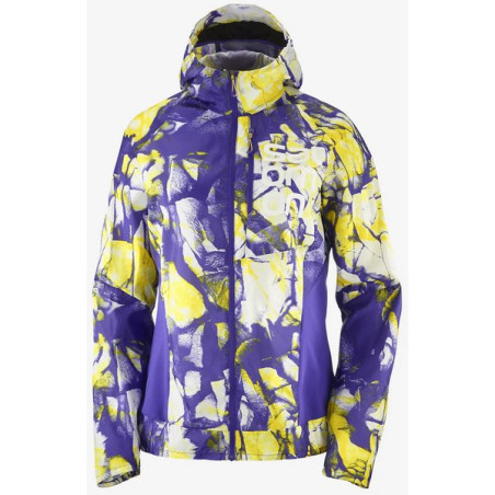 Veste Running SALOMON Femme BONATTI CROSS WIND Violet PE 2022