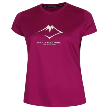 T-Shirt Running ASICS Femme FUJITRAIL Violet PE 2024