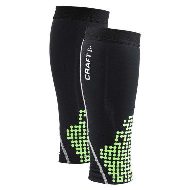 Jambieres CRAFT Homme Calf Protection Noir/Vert AH 2016