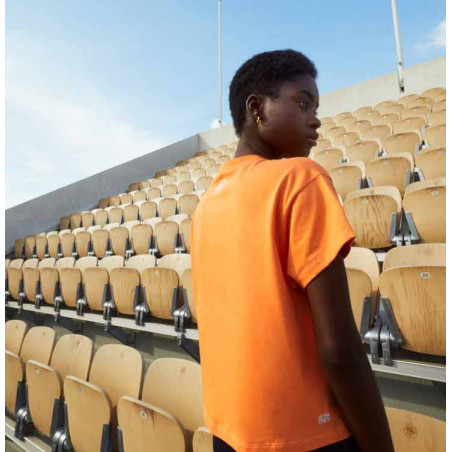 T-Shirt LACOSTE Femme ROLAND GARROS Orange PE 2022