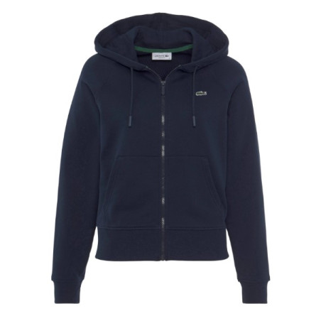 Veste à capuche zipéée LACOSTE Femme MOLLETON Marine AH 2022