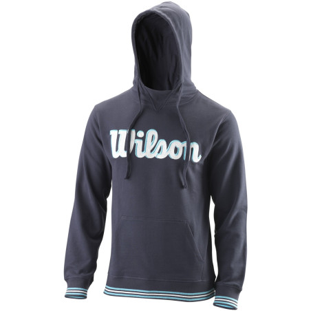 Veste à capuche WILSON Homme CHI SCRIPT Hoody Bleu 2021