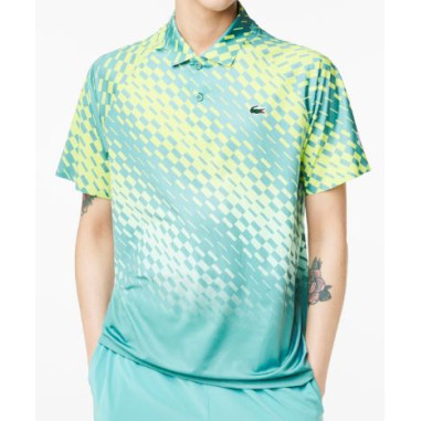 Polo LACOSTE Homme DJOKOVIC Vert / Jaune PE 2023