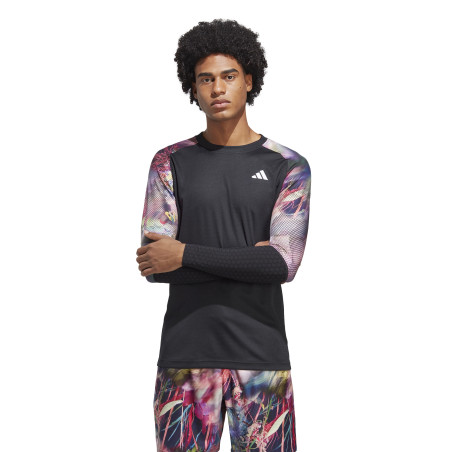 T-Shirt Manches Longues ADIDAS Homme MELBOURNE HEAT.RDY Noir PE 2023