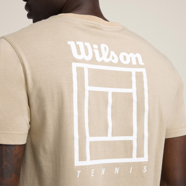 T-Shirt Homme WILSON GRAPHIC TEE Beige Safari...