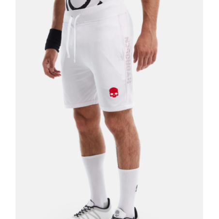 Short HYDROGEN Homme MESH TECH Blanc / Rouge AH 2023