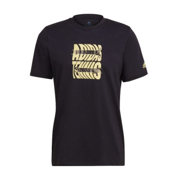 T-Shirt ADIDAS Homme TNS WMB G Noir / Jaune PE 2022