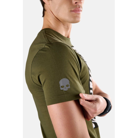 T-Shirt HYDROGEN Homme COURT COTTON MILITARY Kaki / Noir PE 2023