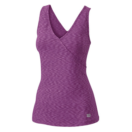Débardeur WILSON Femme STRIATED WRAP Violet PE 2016