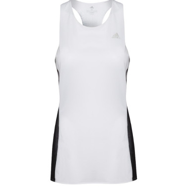Débardeur Running ADIDAS Femme SUB 2 Singlet Blanc / Noir PE 2019