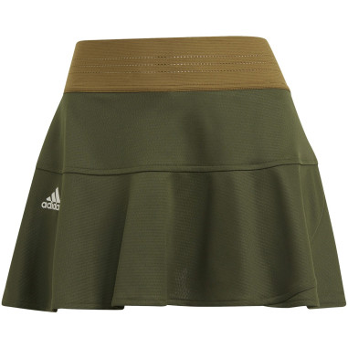 Jupe ADIDAS Femme avec Shorty HEAT.RDY PRIMEBLUE MATCH Kaki PE 2021