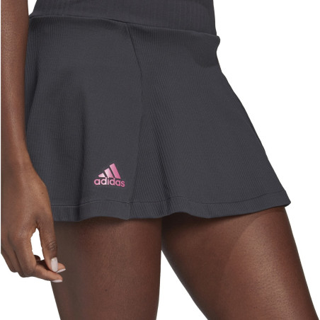 Jupe ADIDAS Femme avec Shorty KNIT Gris / Rose PE 2021