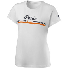 T-Shirt WILSON Femme PARIS TECH Blanc PE 2021