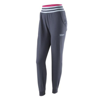 Pantalon WILSON Femme SCRIPT ECO COTTON W JOGGER Gris / Rose PE 2022