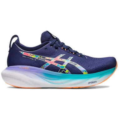 Chaussures Running ASICS Homme GEL-NIMBUS 25 LITE SHOW Marine / Multicolors 2023