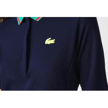 Polo LACOSTE FEMME Sport Marine / Vert AH 2022