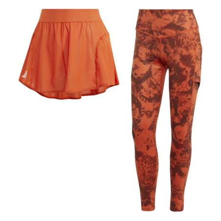 Legging ADIDAS Femme DEUX EN UN PARIS Orange PE 2023