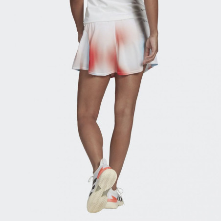 Jupe ADIDAS Femme avec Shorty MELBOURNE MATCH Blanc / Rouge PE 2022